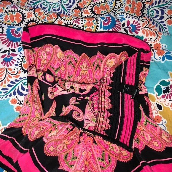 Vintage Y2K Victoria’s Secret Moda International Strapless Silk Tube Top, XS - Picture 13 of 16